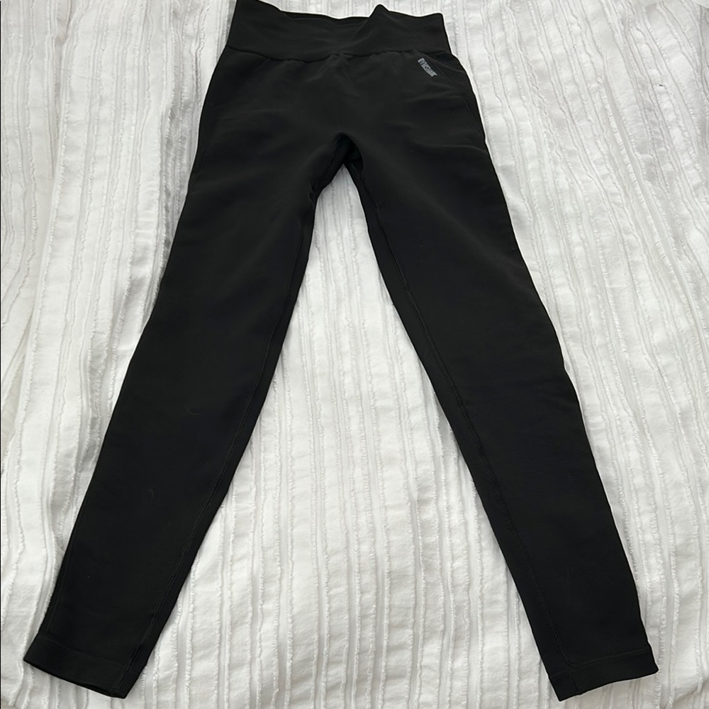 Gymshark Black High Waisted Leggings with contour XS